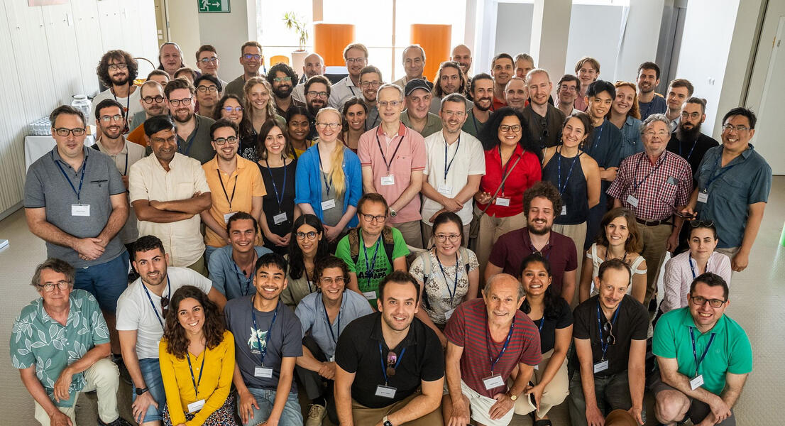 Group photo at Gravitational Quantum Physics and Metrology in Ljubljana, Slovenia